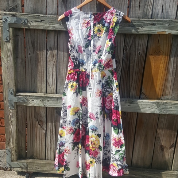 Anthropologie Floral Midi Amelia Dress - Picture 8 of 8